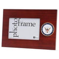 U.S. Navy Medallion Desktop Picture Frame Double Layer Matting with Trim The Military Gift Store