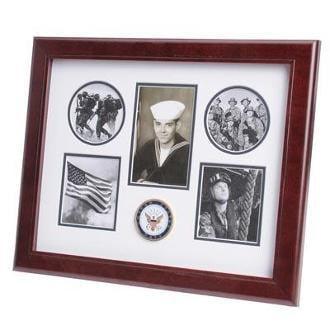 U.S. Navy Medallion 5 Picture Collage Frame The Military Gift Store