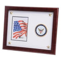 U.S. Navy Medallion Picture Frame with Stars Large U.S. Navy Medallion The Military Gift Store