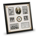 U.S. Navy Medallion 7 Picture Collage Frame with Stars. The Military Gift Store