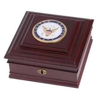 U.S. Navy Medallion Desktop Box. The Military Gift Store
