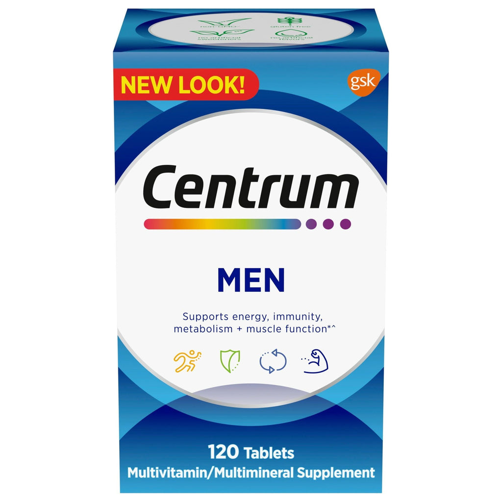 Centrum Multivitamin/Multimineral Supplement for Men With Vitamin D3; 120 Count EasyOptionXY LLC