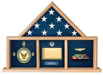 USAF Shadow Box, Flag Medal Case. The Military Gift Store