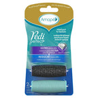 Amope Pedi Perfect Electronic Foot File Mixed Refills 2 Count1 Extra Coarse & 1 Soft Touch