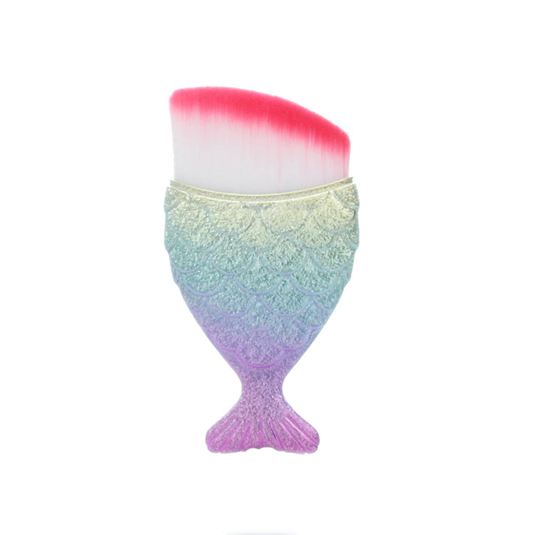 Fishtail makeup brush single Pi-Mart