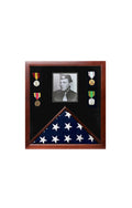 Military Photo Flag and Medal Display Case The Military Gift Store