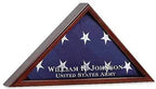 American Flag Display Case for Funeral Burial Flag Shadow Box The Military Gift Store