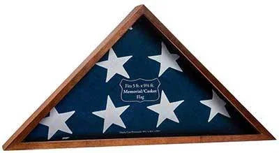 HL Veteran Flag Case for 5' by 9½' Memorial/Casket Flag The Military Gift Store