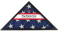 Design Ovation Memorial Flag Case, Black Wood The Military Gift Store