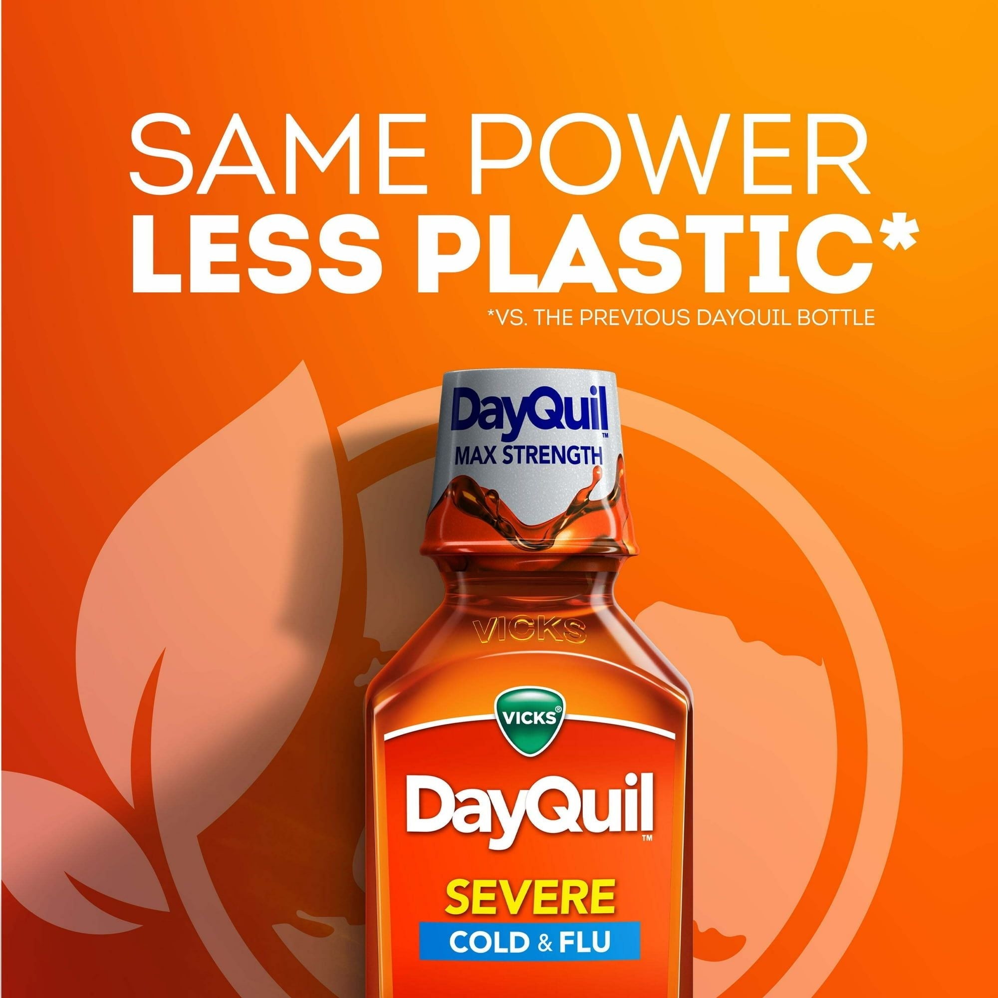 Vicks DayQuil and NyQuil Severe Cold and Flu Liquid Medicine, over-the-Counter Medicine, 2x12 fl oz