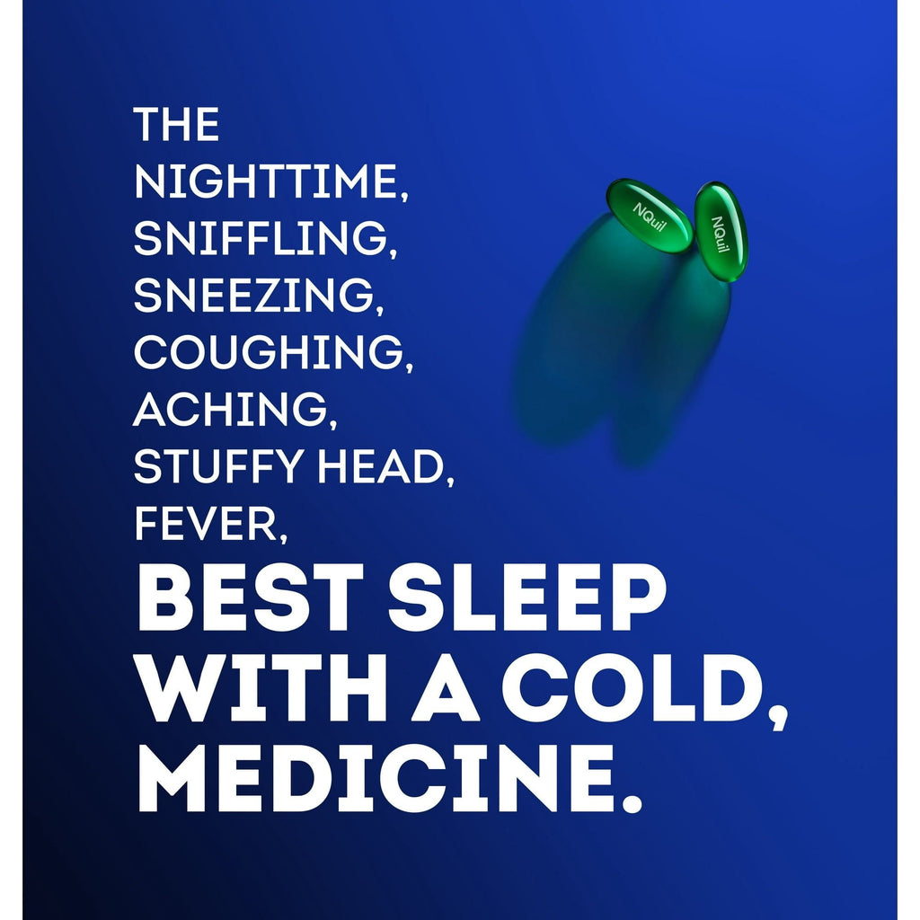 Vicks DayQuil and NyQuil Severe Cold and Flu Medicine Liquicaps, over-the-counter medicine, 24 Ct