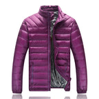 Men's light down jacket men's stand collar winter jacket XL men's men's