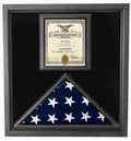 Flags Connections Flag and Certificate Case Black Frame, American Made The Military Gift Store