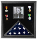 Flags Connections Military Photo Flag and Medal Display Case The Military Gift Store