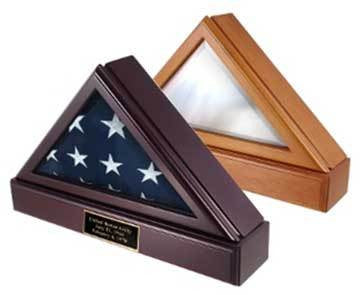 Flags Connections Officers Flag Display Case AND Pedestal for 5ft x 9.5ft Flag The Military Gift Store