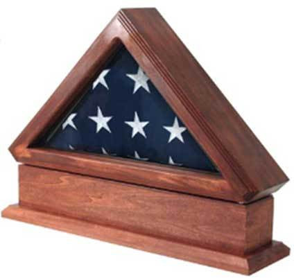 Flags Connections Flag Case with Pedestal for 3ft x 5ft Flag The Military Gift Store