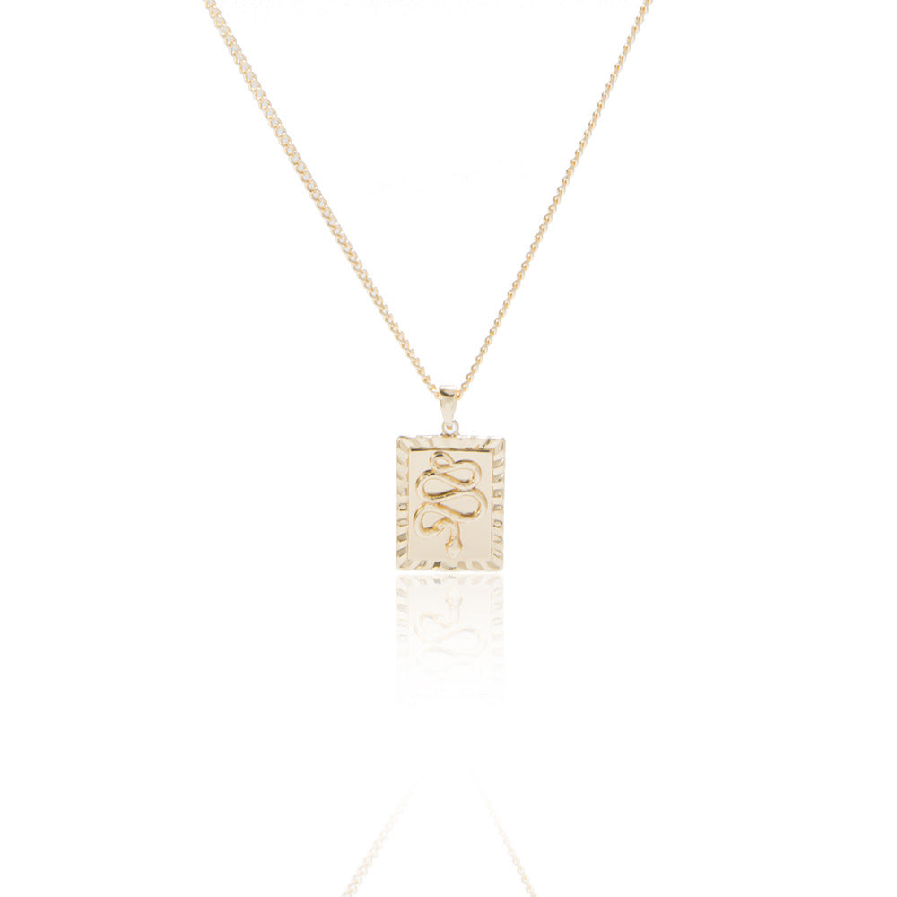 Fashion pendant snake pendant necklace female personality simple necklace - SJB-DIAMOND ELITES