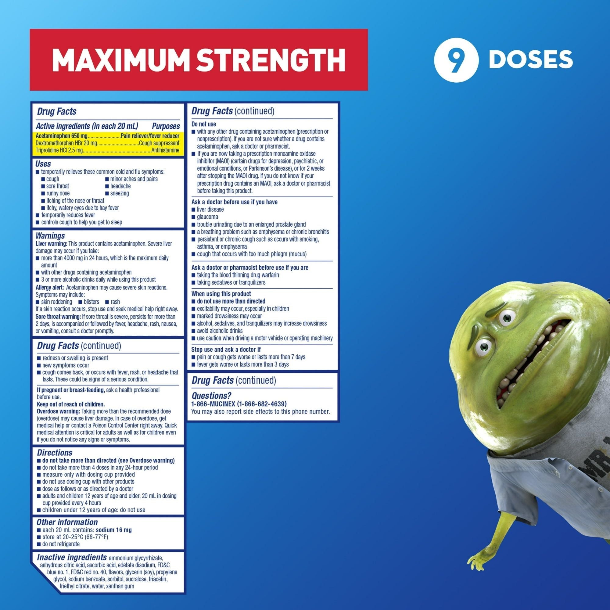 Mucinex Fast-Max Day Cold & Flu & Nightshift Severe Cold & Flu Medicine, Cough Relief, 20 Caplets