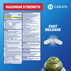 Mucinex Nightshift Cold and Flu Medicine, Fever Reducer, OTC Nighttime Cough Relief, 20 Caplets