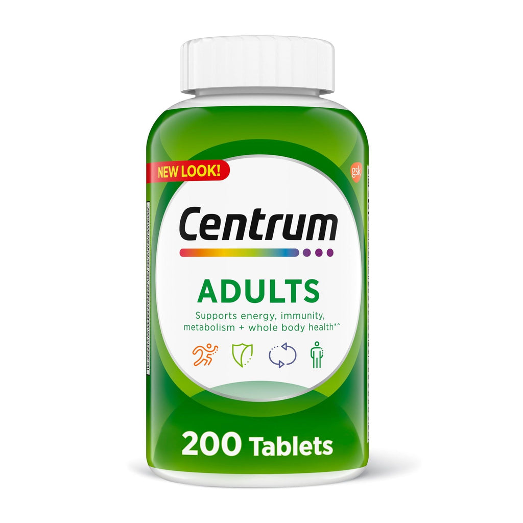 Centrum Adult Multivitamin/Multimineral Supplement; 200 Count EasyOptionXY LLC