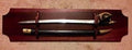 Sword Holder Personalized Laser Engraved Metal Plate The Military Gift Store