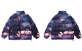 Star digital printing down jacket