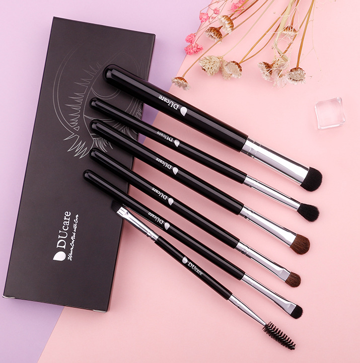 6 makeup brush set double head makeup brush double eye shadow brush beauty tools Pi-Mart