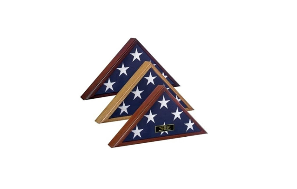 American 4 ft x 6 ft flag cases. The Military Gift Store