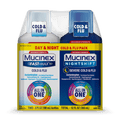 Maximum Strength Mucinex Fast-Max Cold & Flu and Nightshift Severe Cold & Flu All-in-One Multi Symptom Relief Liquid - 2 x 6 fl oz