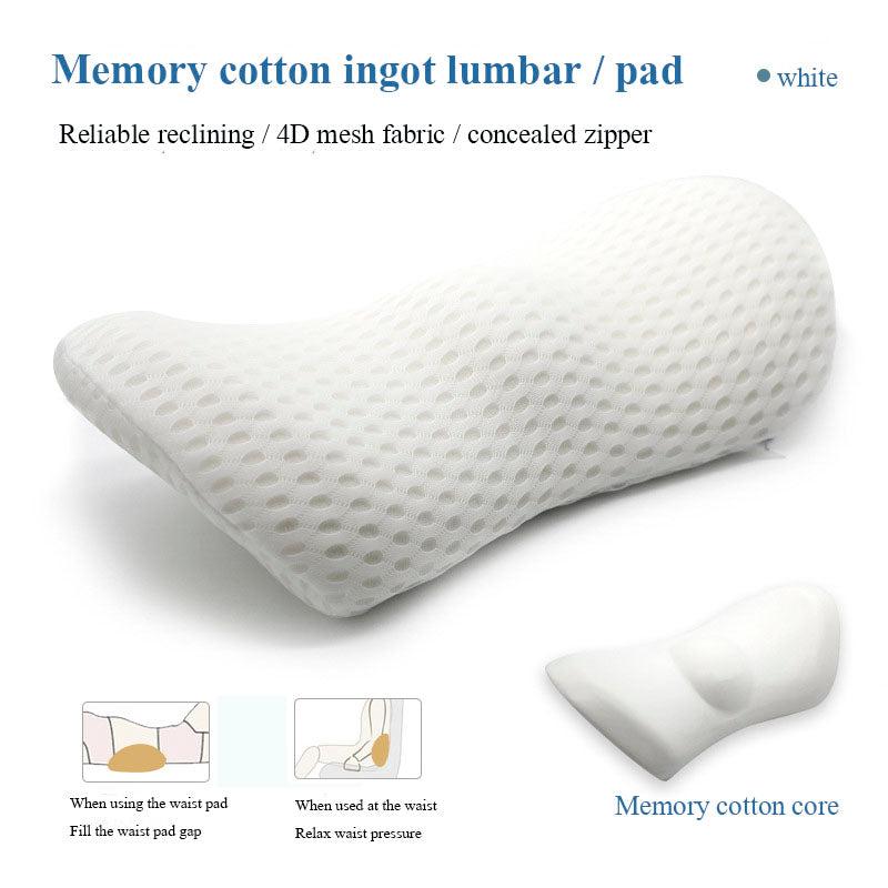 Lumbar Support Pillow For Side Sleepers Pregnancy Relieve Hip Coccyx Sciatica Pain Machine Chair Back Cushion Waist Car Seat Pi-Mart