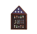 Flag and Badge display cases, Flag and Photo Frame - Walnut The Military Gift Store