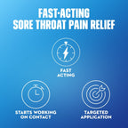 Mucinex? InstaSoothe Sore Throat + Pain Relief Sore Throat Spray. Powerful sore throat relief with soothing cherry flavor.