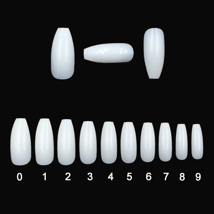 500 transparent  natural fake nails Pi-Mart
