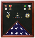 Military Flag and Medal Display Case. The Military Gift Store
