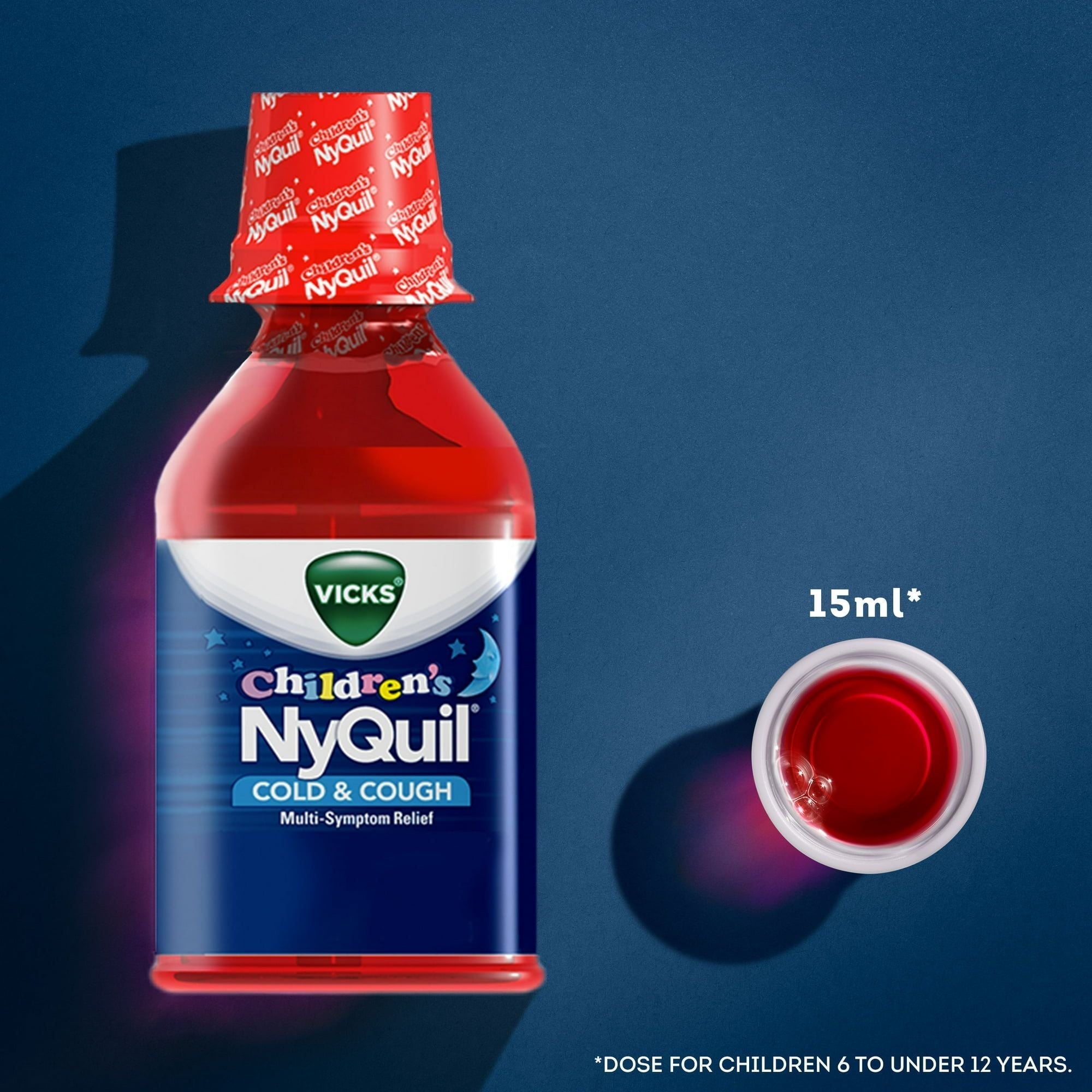 Vicks NyQuil Kid's Cold and Cough Medicine, 8 fl oz EasyOptionXY LLC