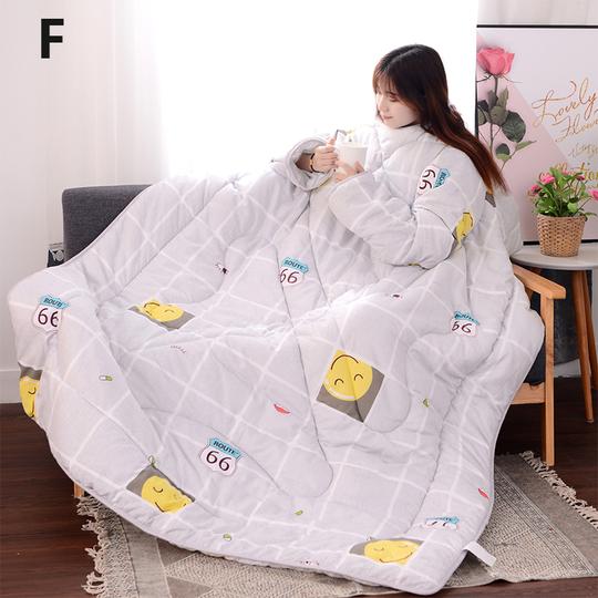 Winter Lazy Quilt with Sleeves Pi-Mart