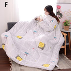 Winter Lazy Quilt with Sleeves Pi-Mart