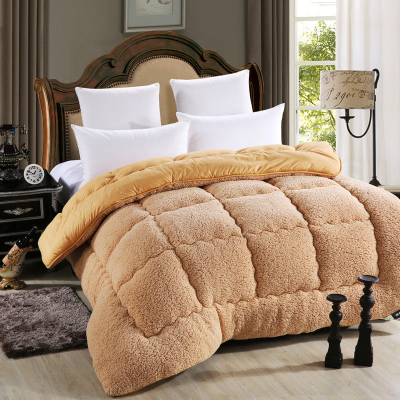 Australian lamb wool winter quilt thickened warm quilt Pi-Mart