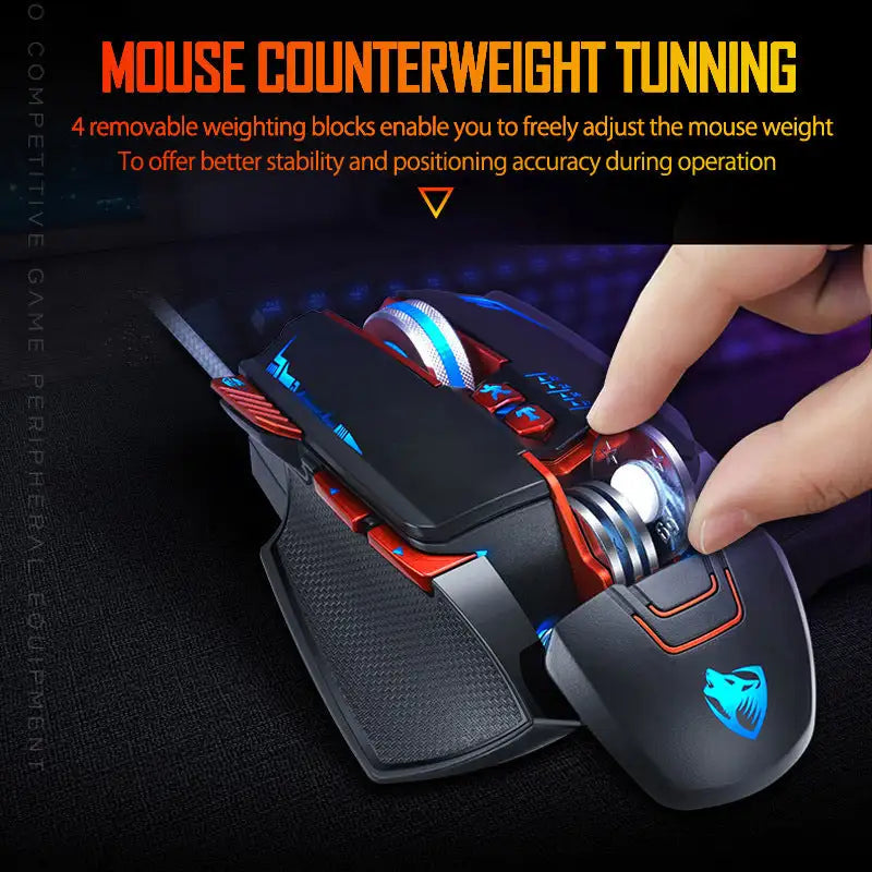 Thunder Wolf V9 gaming mouse gaming machine Lootquake LLC