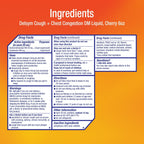 Delsym Max Strength DM Cough + Chest Congestion Medicine, Powerful Multi-Symptom Relief, #1 Pharmacist Recommended, Cherry Flavor, 6 Fl Oz EasyOptionXY LLC