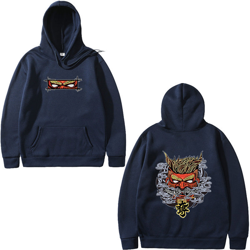 Hooded sweatshirt with pullover print Pi-Mart