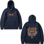 Hooded sweatshirt with pullover print Pi-Mart