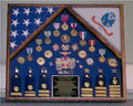Army 2 Flag Shadow Box/Display Case, Military Gifts The Military Gift Store
