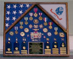 Army 2 Flag Shadow Box/Display Case, Military Gifts The Military Gift Store