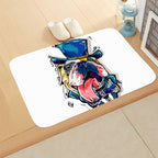 Digital Printing Floor Mat Bathroom Kitchen Toilet Absorbent non-slip Mat Pi-Mart