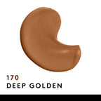 COVERGIRL Clean Liquid Foundation, 170 Deep Golden, 1 fl oz, Liquid Foundation, Moisturizing Foundation, Lightweight Foundation, Cruelty-Free Foundation, Unscented Foundation