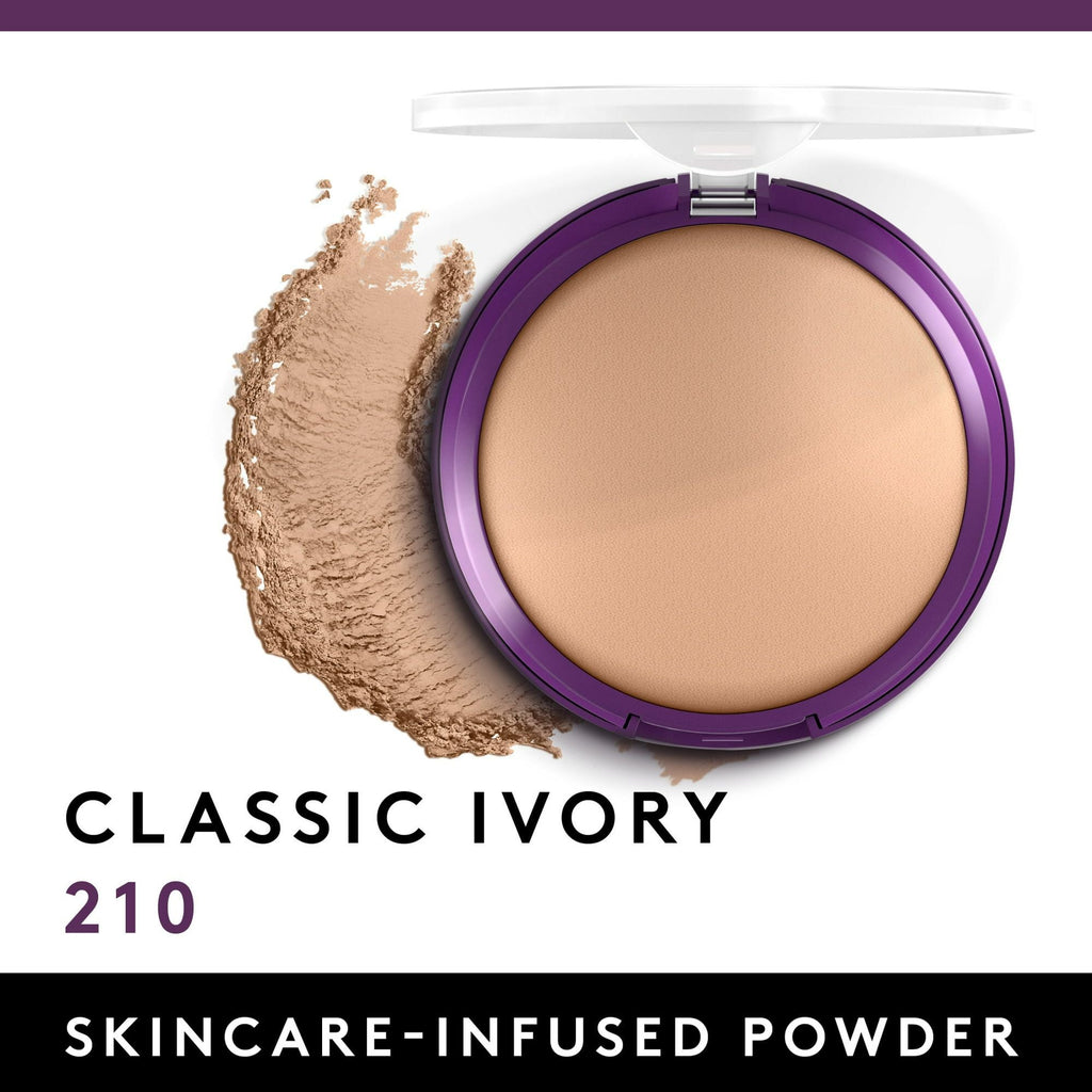 COVERGIRL Simply Ageless Wrinkle Defying Pressed Powder, 210 Classic Ivory, 3.9 oz