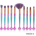 The Shell Makeup Brush Set - Purple bristles Pi-Mart