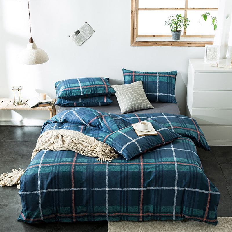 Check cotton bedding Pi-Mart