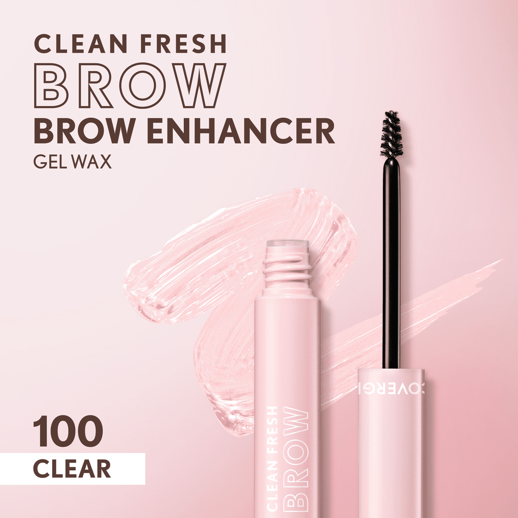 COVERGIRL Clean Fresh Brow Enhancer Gel Wax, Clear 100, 0.18 fl oz